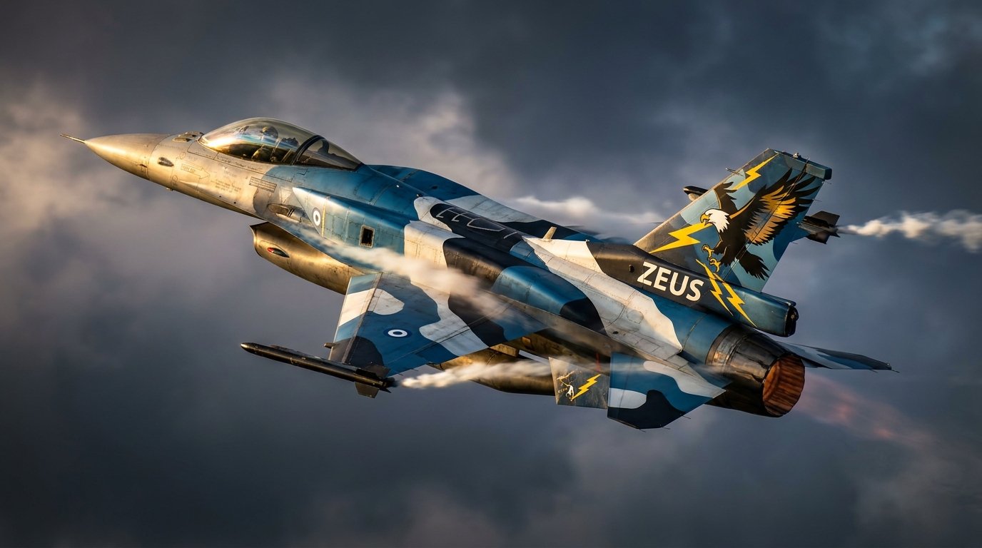 Ελληνικό F-16 Fighting Falcon σε πτήση